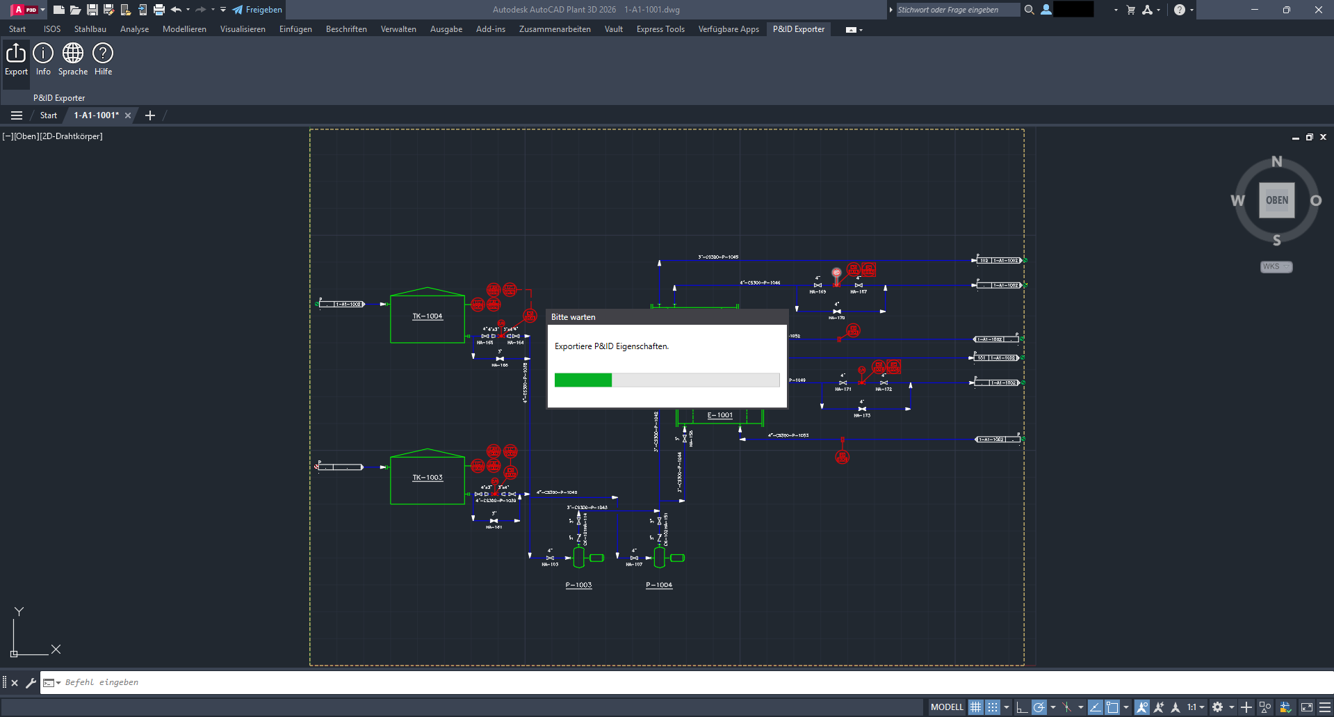 Schema Export AutoCAD in eine Datei