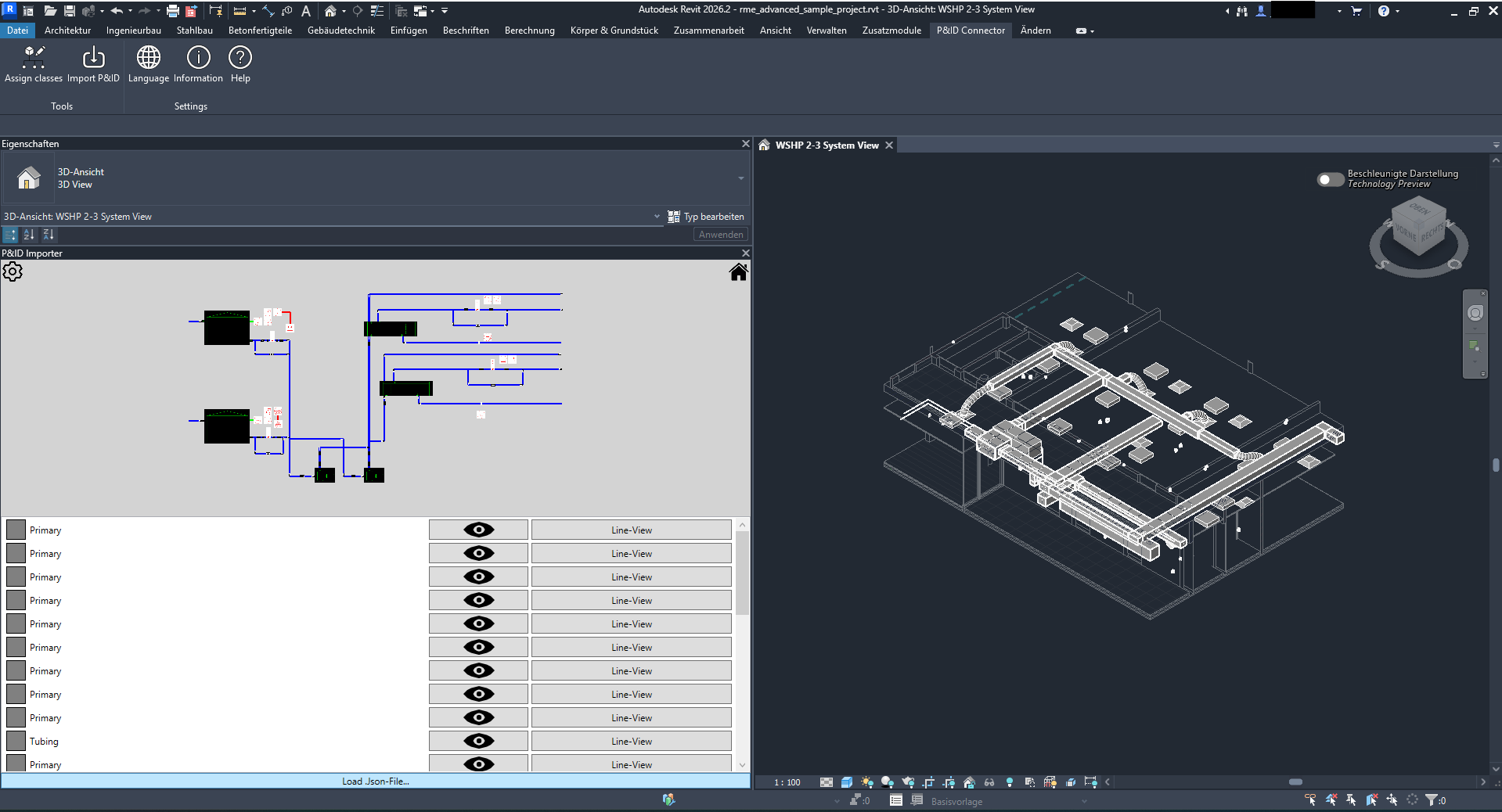 JSON import finished loading